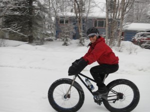 Who says you can't bike commute in the snow?