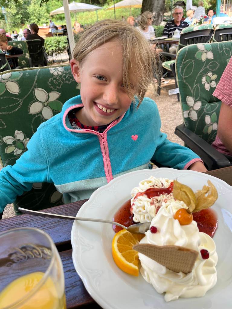 Schatzi with ice cream