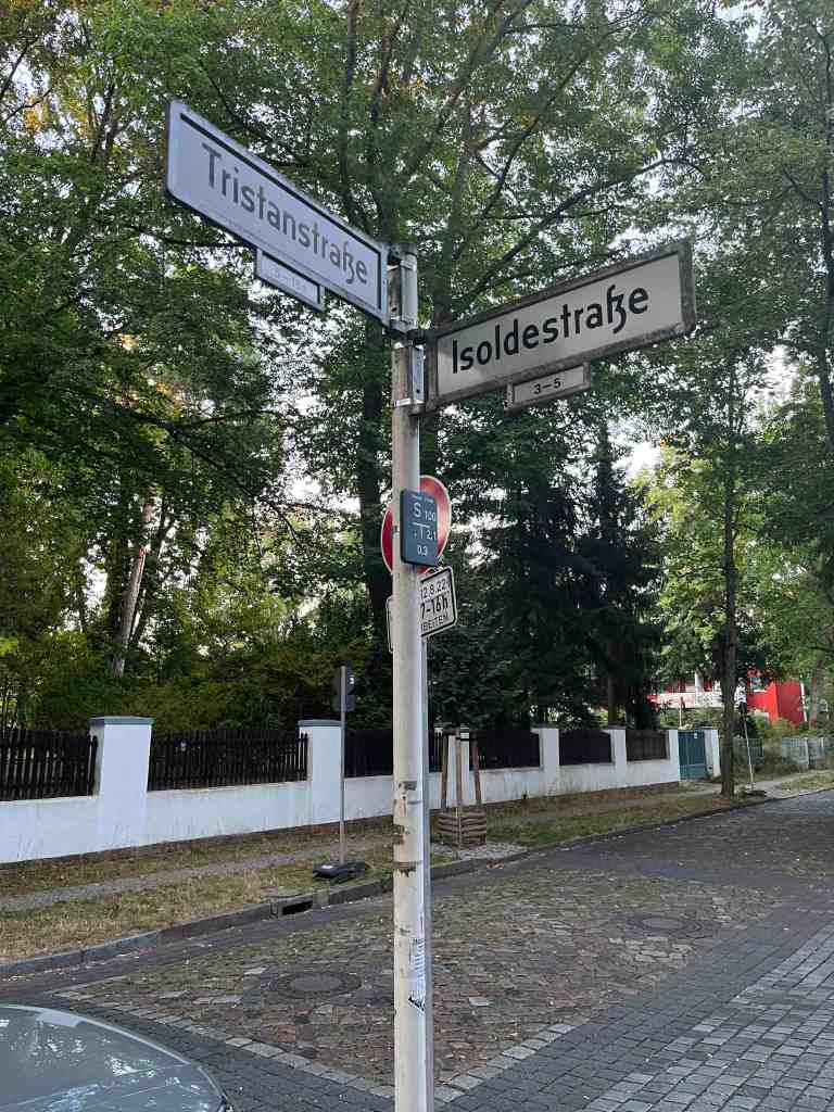 Intersection sign at our corner